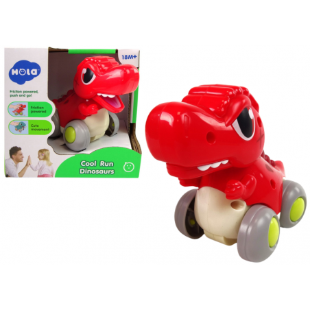Dinoszaurusz Kerekeken T-Rex Piros Figura