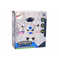 Táncoló Interaktív Robot Tánczene Villogó LED-ek