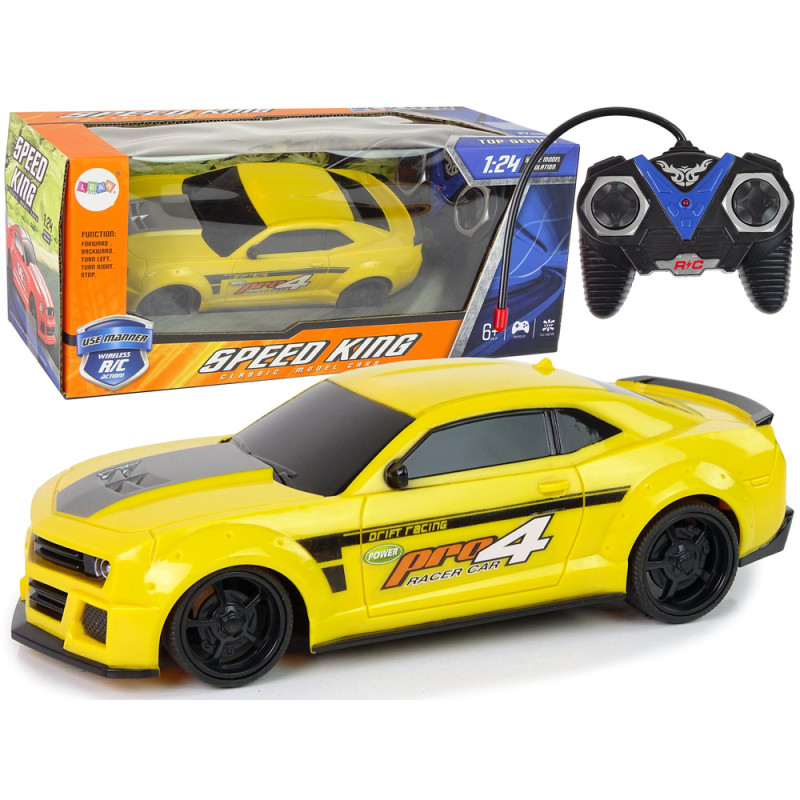 Távirányítós R/C sportautó 1:24 Speed King Yellow