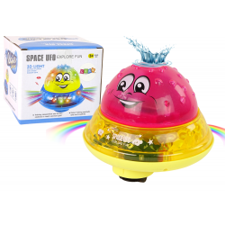 Water Ball UFO diódák Happy Music Pink