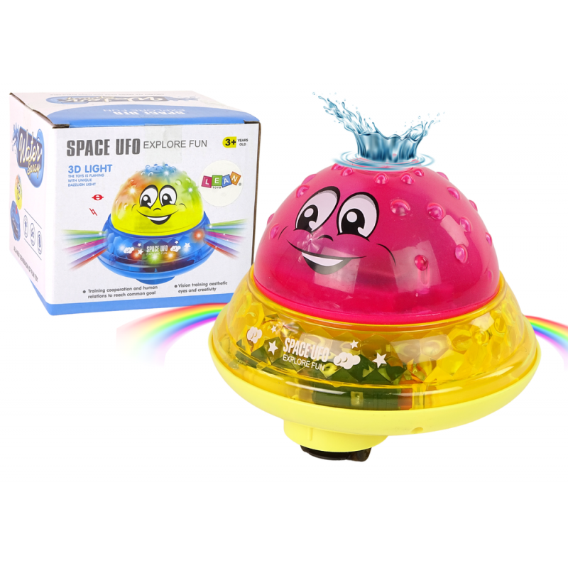 Water Ball UFO diódák Happy Music Pink
