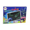 Kétoldalas Magic Board Glowing Painting Tablet 2 az 1-ben Rajzoljon és világítson