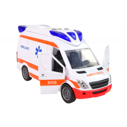 Interaktív Ambulance + Hordágy Fény és hanghatások! Ajtók nyitása
