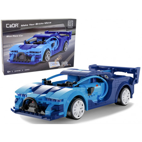 Építőelemek Race Car Blue R/C 325 elemek