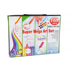 Művészi készlet bőröndben 168 darabos Mega Art készlet