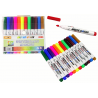 Magic Watercolor Markers 12 szín Vízre való festéshez, száraz törölhető táblákhoz