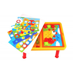 Táblázat 2 az 1-ben Oktatási Puzzle Gomb Mozaik