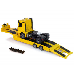 Nagy teherautó R/C pótkocsi Mercedes Arocs Yellow 1:20 Hossz 103 cm