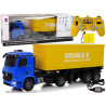 Nagyméretű R/C teherautó Mercedes Arocs Blue 1:20 konténer 58 cm hosszú