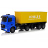 Nagyméretű R/C teherautó Mercedes Arocs Blue 1:20 konténer 58 cm hosszú