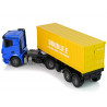 Nagyméretű R/C teherautó Mercedes Arocs Blue 1:20 konténer 58 cm hosszú
