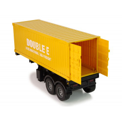 Nagyméretű R/C teherautó Mercedes Arocs Blue 1:20 konténer 58 cm hosszú