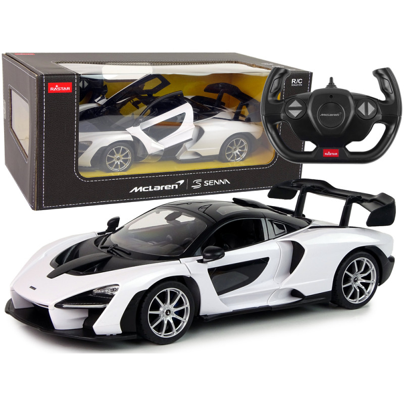 Autó R/C McLaren Senna Rastar 1:14 fehér távirányítóval