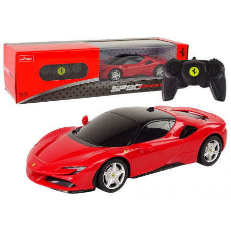R/C Ferrari SF90 Rastar 1:14 Red távirányítóval