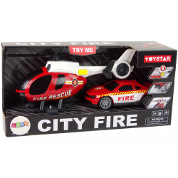 Helikopter Auto Fire Brigade Vehicle Set Sound