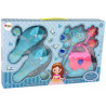 Slipper Beauty Set Kézitáska Kék Mandzsettagombok