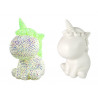 Kreatív Unicorn Kit DIY Diamonds Crystals Green