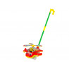 Plane Pusher Bell Stick Pilot Red