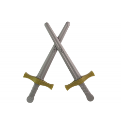 Knight Set Two Swords Shield jelmez