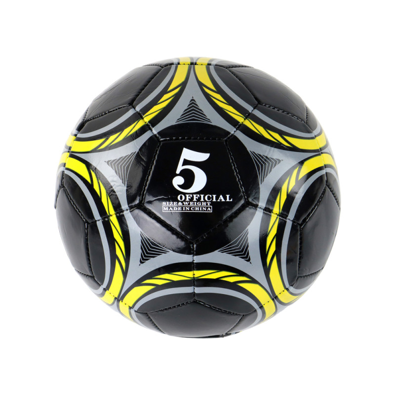 Fekete focilabda 24 cm 5-ös méret