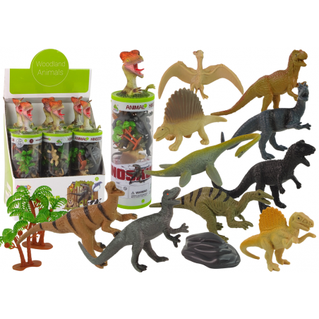 12 db dinoszaurusz figurából álló készlet