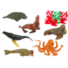 Marine Animals Fish Large Set Figurák és Kiegészítők 24 db.