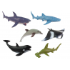 Marine Animals Fish Large Set Figurák és Kiegészítők 24 db.