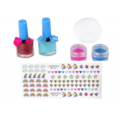Sminkkészlet Star Trunk Blue Glitter Glosses