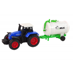 Farm Set Traktor Tejtartály Tehén 1:64