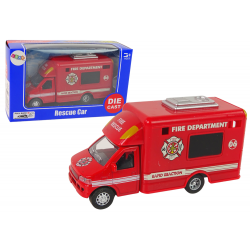 Car Rescue Vehicle Police Fire Brigade Friction Drive 3 modellek