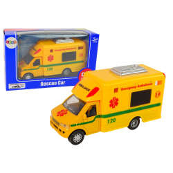 Car Rescue Vehicle Police Fire Brigade Friction Drive 3 modellek