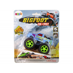 Resorak Monster Truck Pull Back drive Gumi gumiabroncsok Fém karosszéria + Fejlődő rámpa