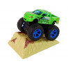 Resorak Monster Truck Pull Back drive Gumi gumiabroncsok Fém karosszéria + Fejlődő rámpa