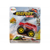 Resorak Monster Truck Pull Back drive Gumi gumiabroncsok Fém karosszéria + Fejlődő rámpa