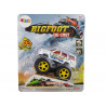 Resorak Monster Truck Pull Back drive Gumi gumiabroncsok Fém karosszéria + Fejlődő rámpa