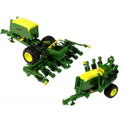 Kék traktor bálázóval