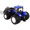Távirányítós traktor markolókarral Kék