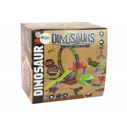 Dinoszaurusz vasúti pálya hangfénytartozékok