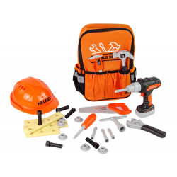 Barkácskészlet hátizsák Helmet Tools narancs színben