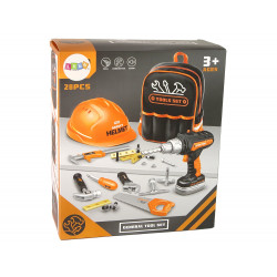 Barkácskészlet hátizsák Helmet Tools narancs színben