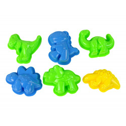 Magic Kinetic Sand 3 pasztell színben + Dinosaurs formák