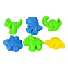 Magic Kinetic Sand 3 pasztell színben + Dinosaurs formák