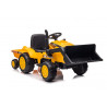 Akkumulátoros traktor pótkocsival S617 sárga