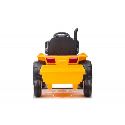 Akkumulátoros traktor pótkocsival S617 sárga