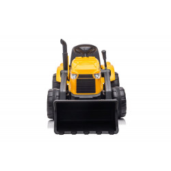 Akkumulátoros traktor pótkocsival S617 sárga