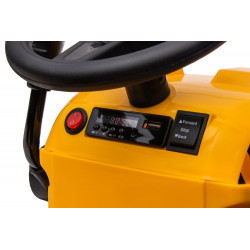 Akkumulátoros traktor pótkocsival S617 sárga