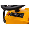 Akkumulátoros traktor pótkocsival S617 sárga
