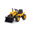 Akkumulátoros traktor pótkocsival S617 sárga