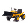 Akkumulátoros traktor pótkocsival S617 sárga