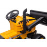 Akkumulátoros traktor pótkocsival S617 sárga